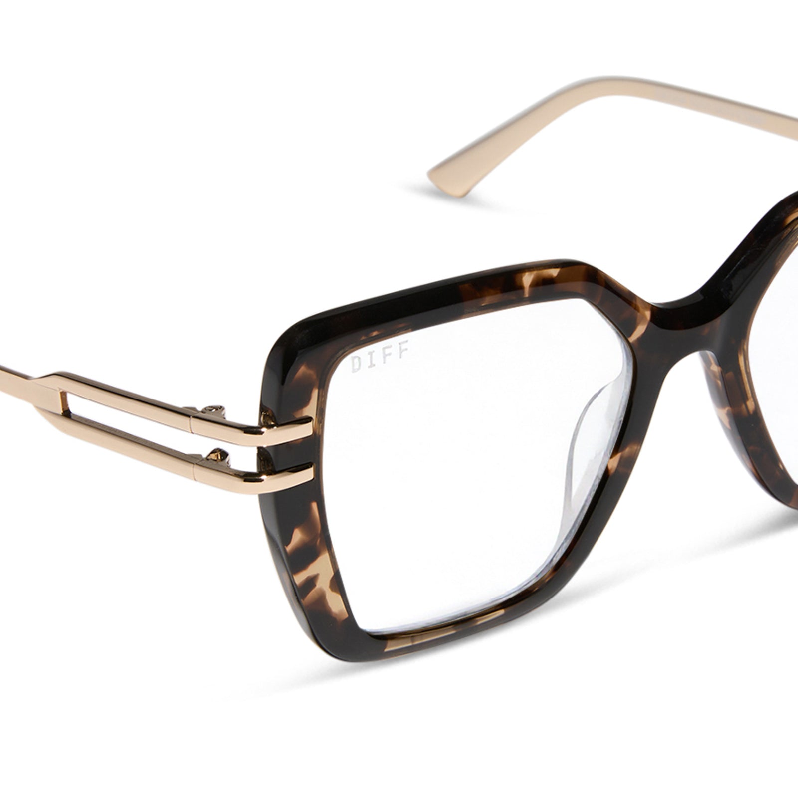 DASHA - ESPRESSO TORTOISE + GOLD + GLASSES - Image 4