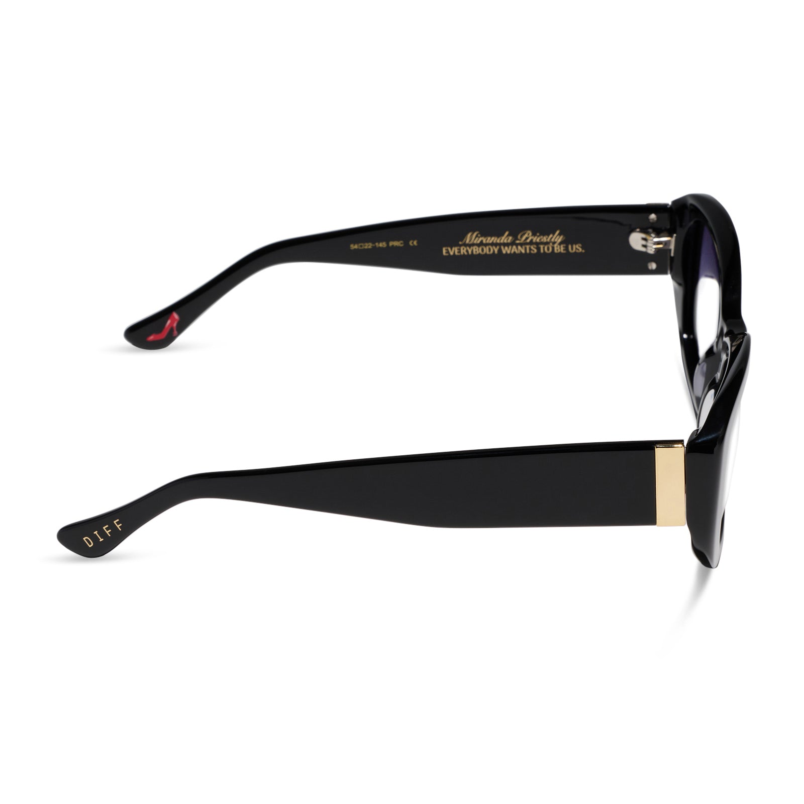 MIRANDA - BLACK + GLASSES - Image 3