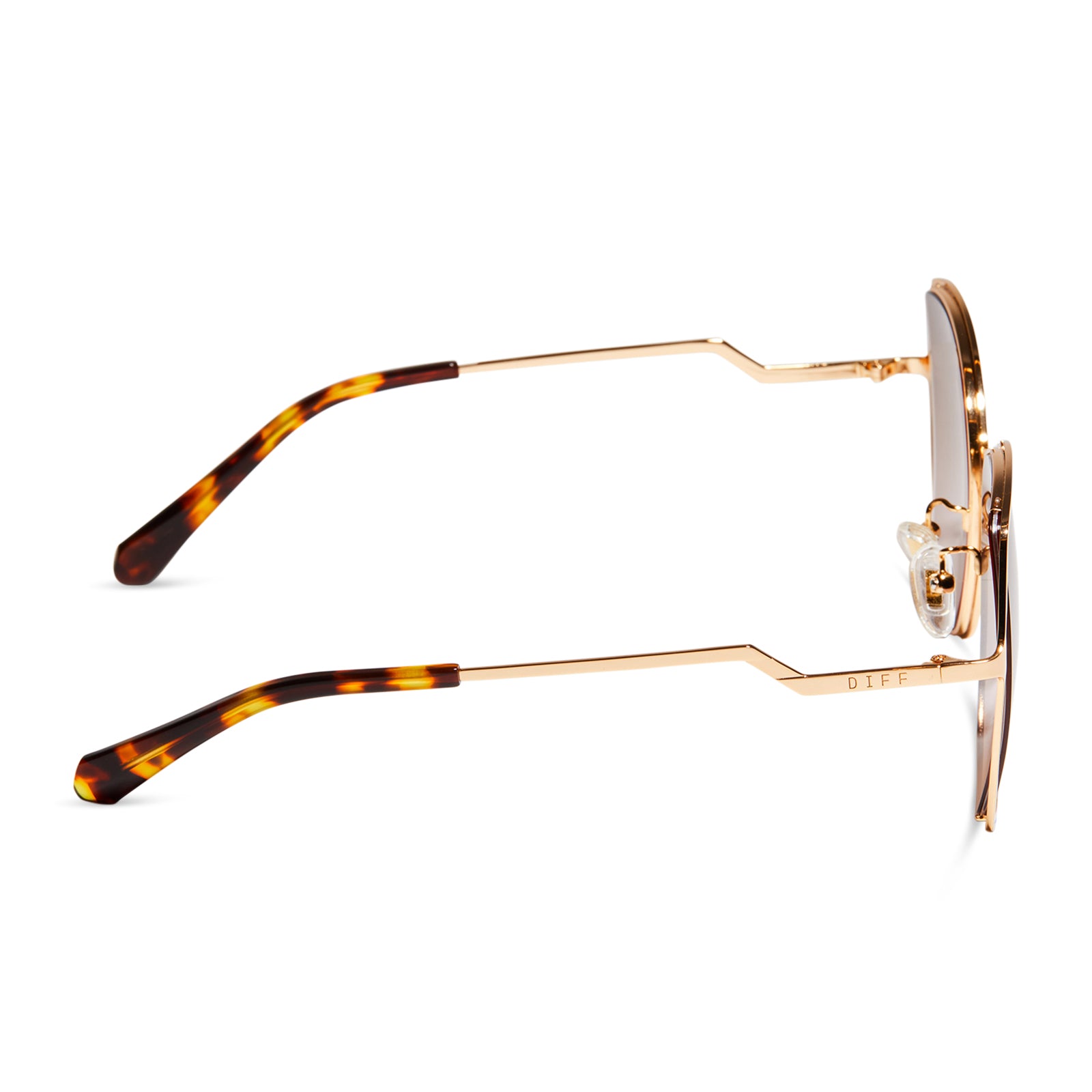 DONNA III - GOLD + BROWN GRADIENT POLARIZED SUNGLASSES - Image 6