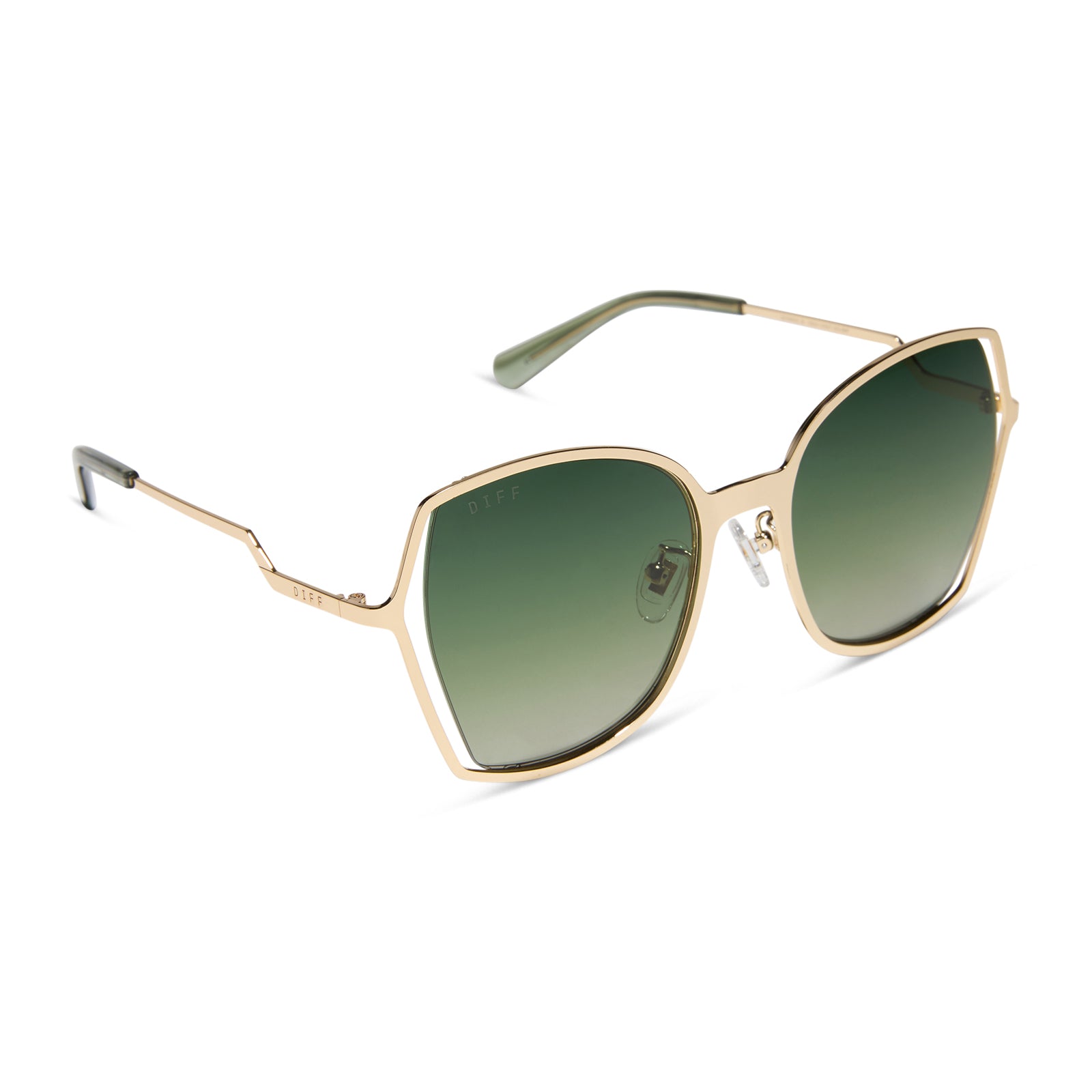 DONNA III - GOLD + COOL MATCHA GRADIENT + POLARIZED SUNGLASSES - Image 2