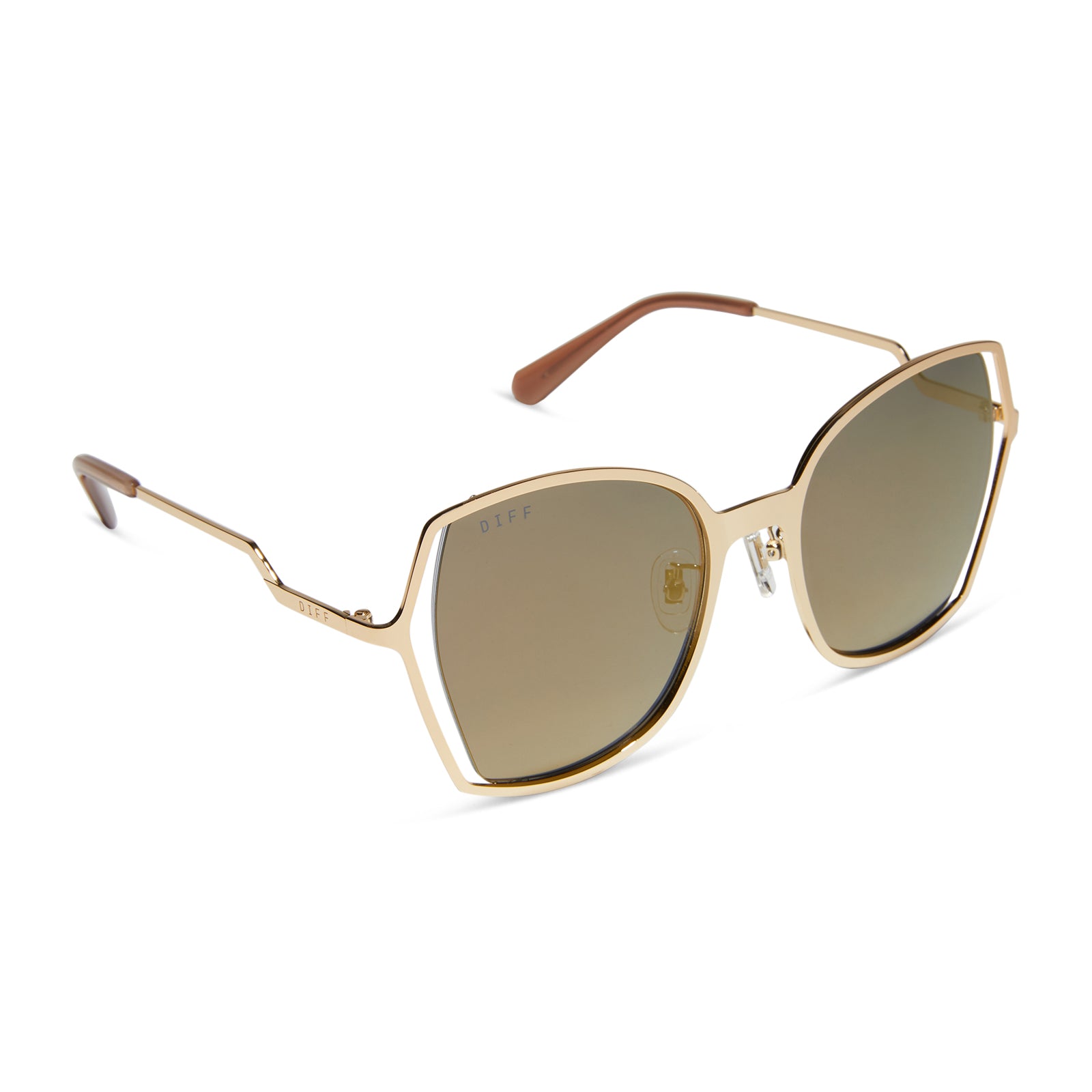 DONNA III - GOLD + GOLD MIRROR + POLARIZED SUNGLASSES - Image 2