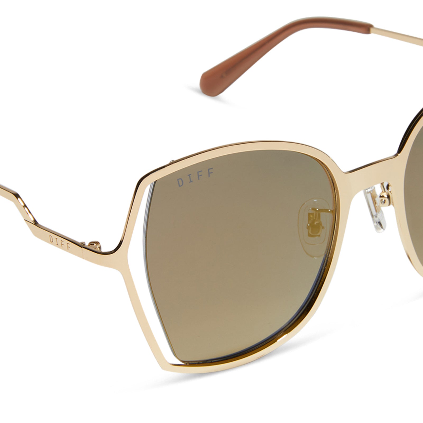 DONNA III - GOLD + GOLD MIRROR + POLARIZED SUNGLASSES - Image 4