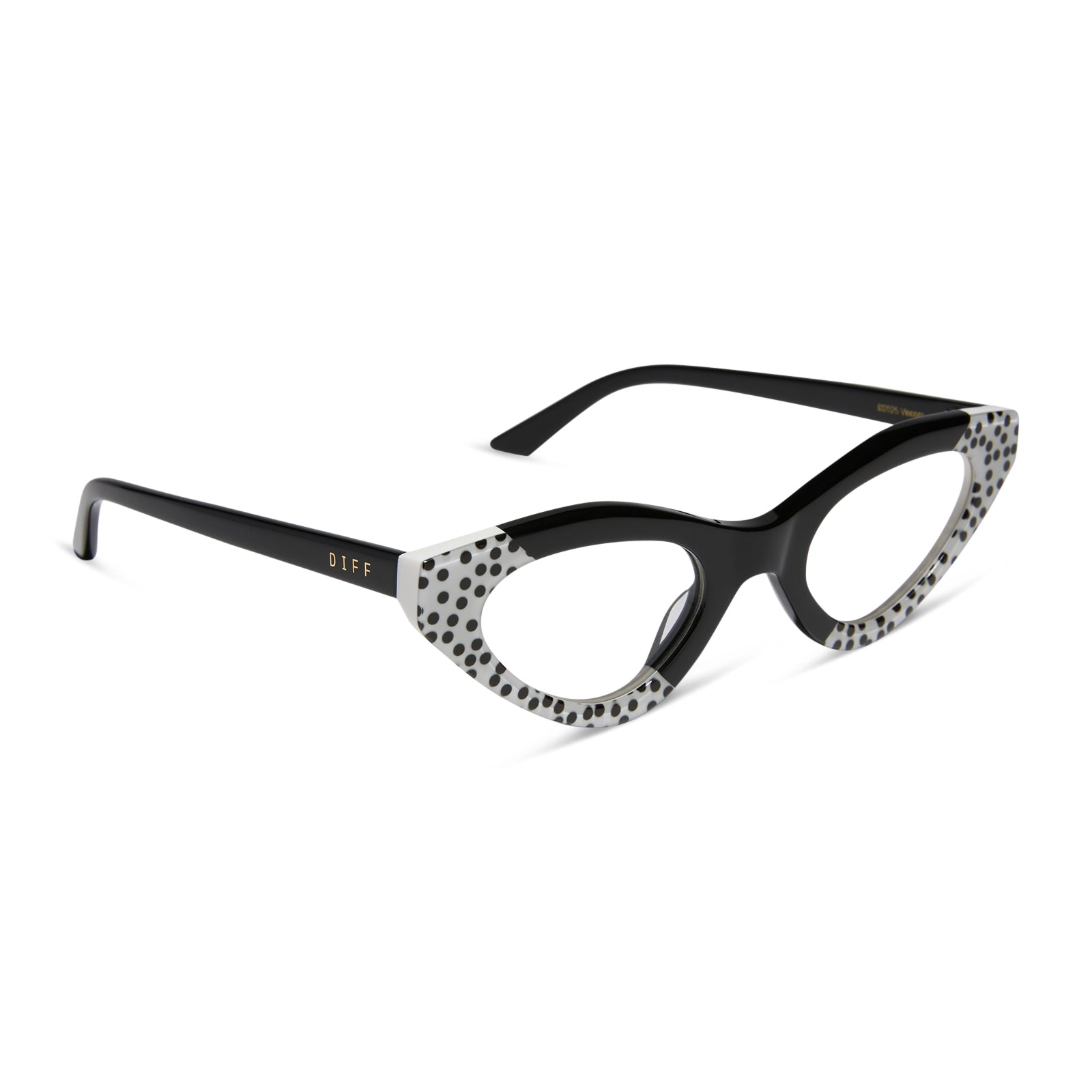 EMILY CAT EYE - MIDNIGHT POLKA DOT + GLASSES - Image 2
