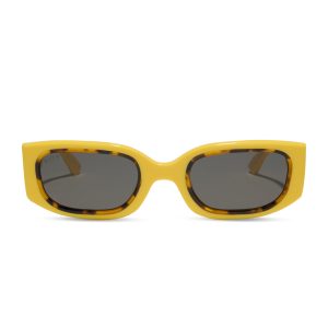 JULIEN LOW PROFILE - CITRON + TORTOISE + CHIC GREY SUNGLASSES