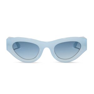 LUCY - PASTEL BLUE + BLUE GRADIENT + POLARIZED SUNGLASSES