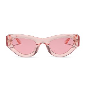 LUCY - PASTEL PINK + ROSE SUNGLASSES