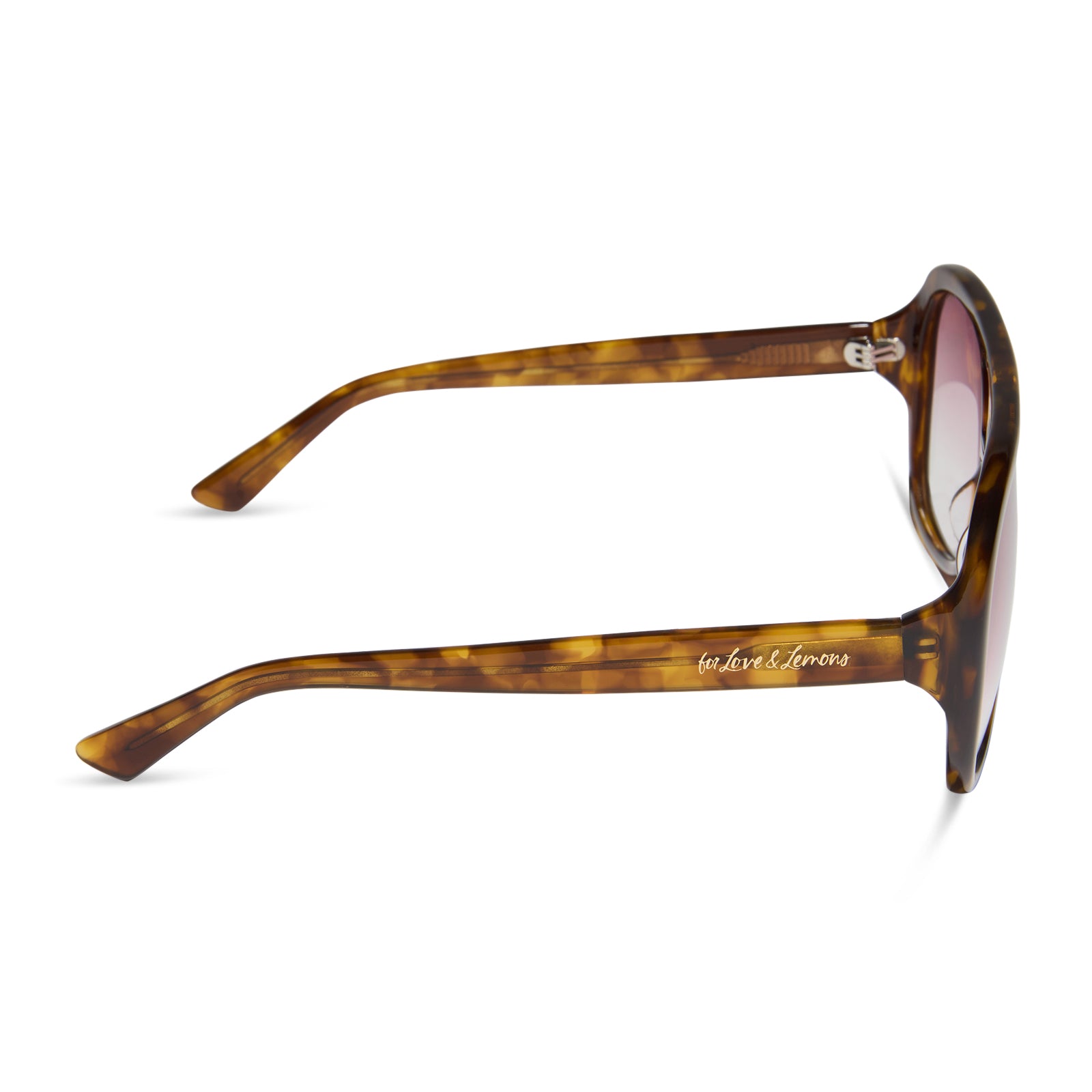 PAULINE - HONEY TORTOISE + ROSE GRADIENT SUNGLASSES - Image 3
