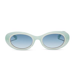 SABRINA - PASTEL SAGE + BLUE GRADIENT SUNGLASSES