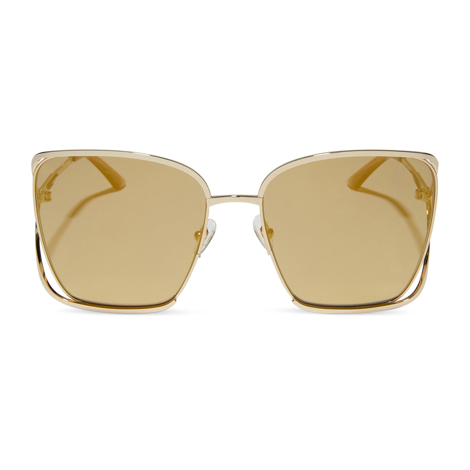 FRANCESCA - GOLD + CAFÉ OLE + GOLD FLASH POLARIZED SUNGLASSES - Image 2