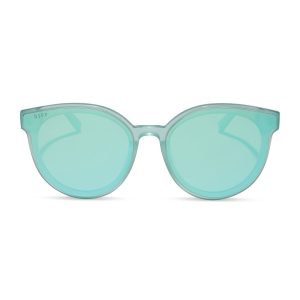 GEMMA - AQUATIC AWE + AQUATIC AWE MIRROR SUNGLASSES