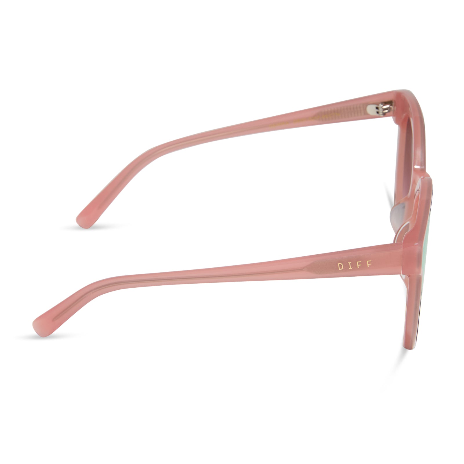 GEMMA - PEACH + COOL MATCHA GRADIENT MIRROR SUNGLASSES - Image 8