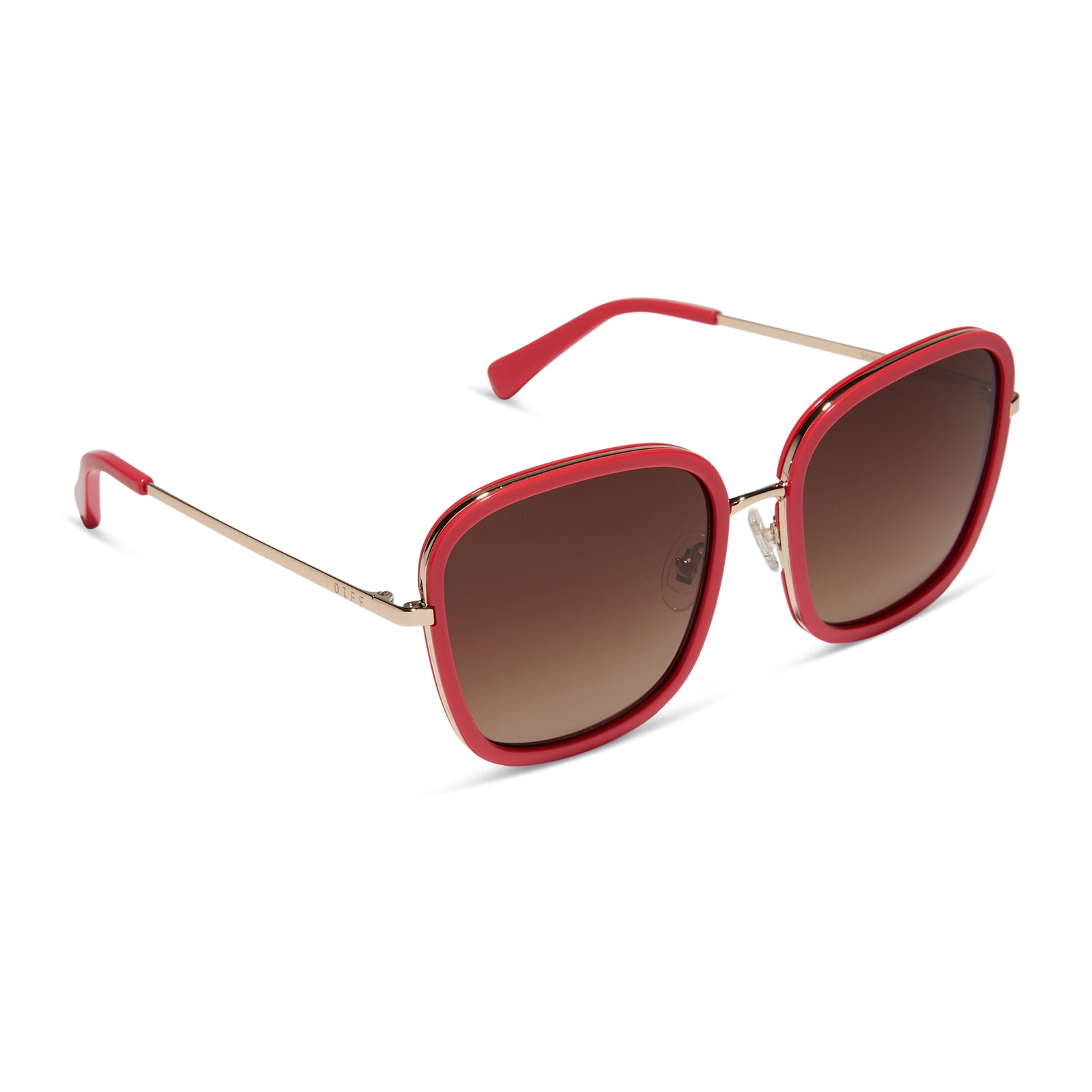 GENEVIVE - SUNSET + BROWN GRADIENT + POLARIZED SUNGLASSES - Image 2