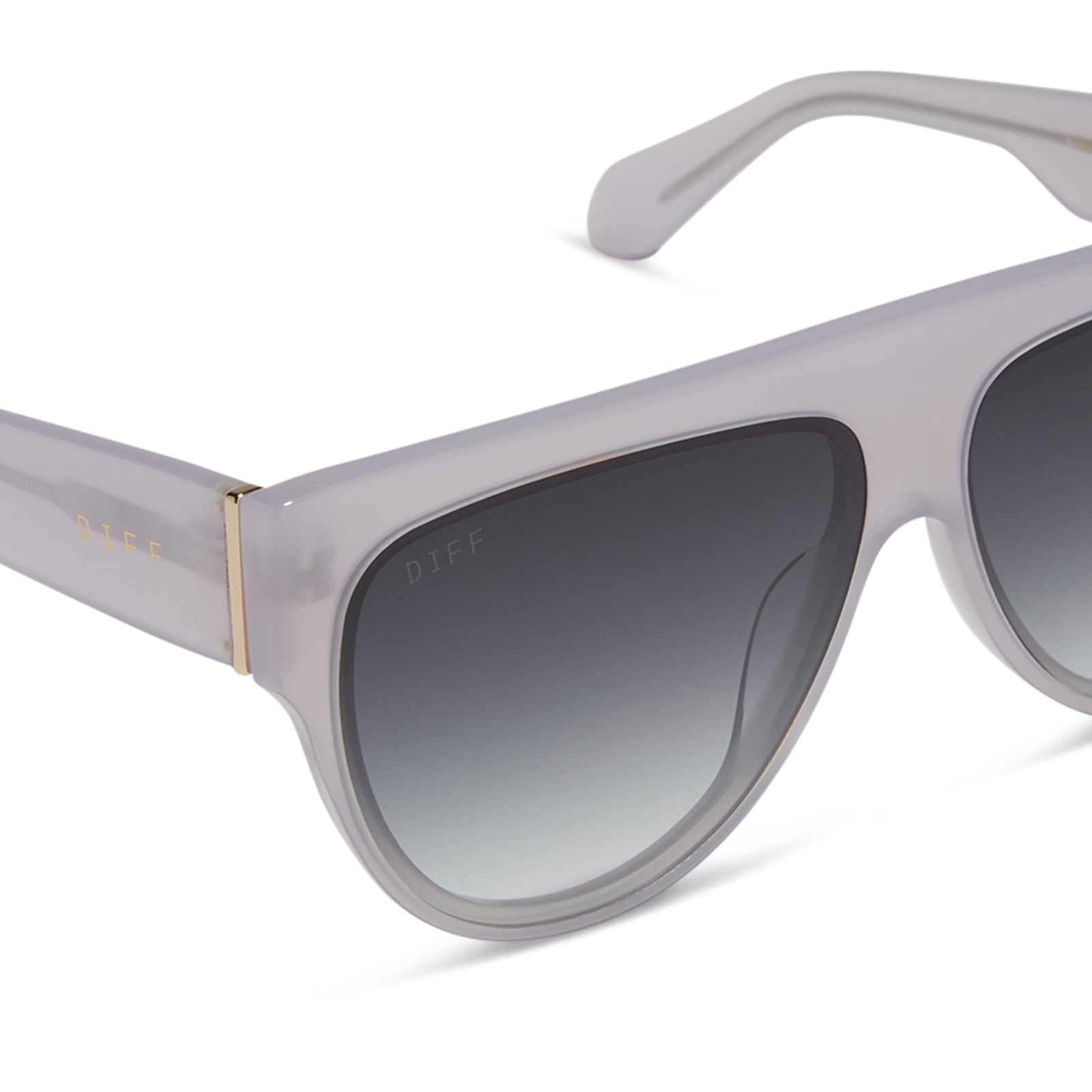 GEORGIE - THISTLE + GREY GRADIENT SUNGLASSES - Image 4