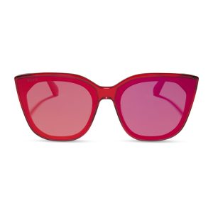 GJELINA - RED HOT SUMMER + RED HOT SUMMER MIRROR SUNGLASSES