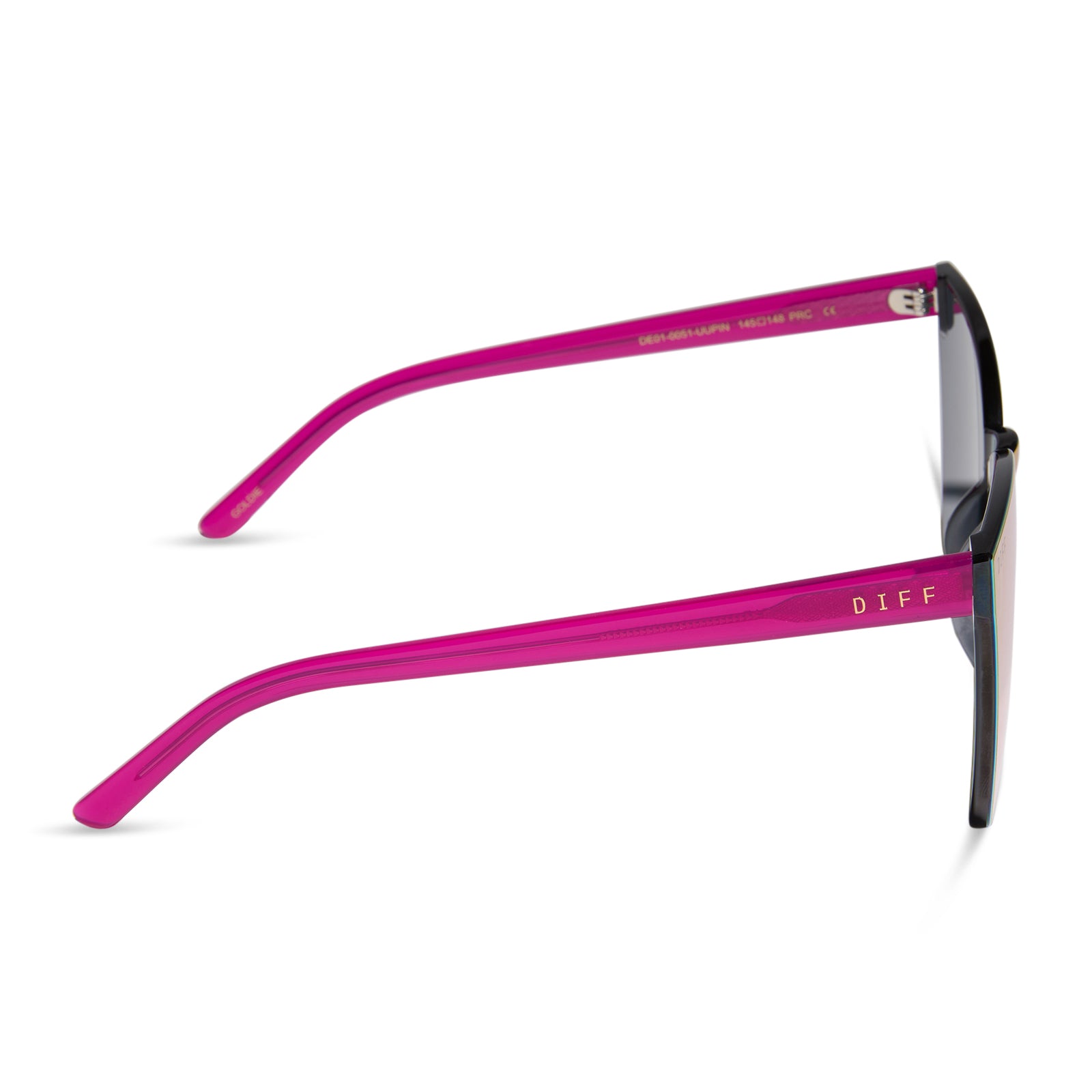 GOLDIE - BRIGHT TULIP + PINK RUSH MIRROR SUNGLASSES - Image 10