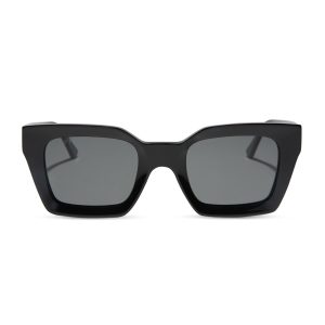 GREER - BLACK + GREY + POLARIZED SUNGLASSES