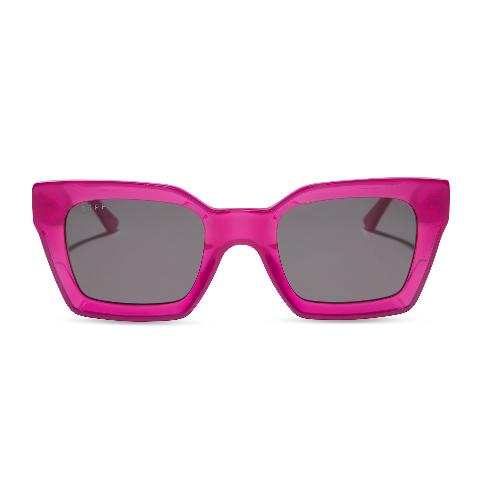 GREER - BRIGHT TULIP + GREY SUNGLASSES