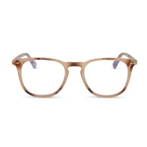 GRIFFIN - CREAM TORTOISE + BLUE LIGHT READERS