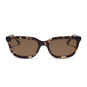 HANNAH - ESPRESSO TORTOISE + BROWN + POLARIZED SUNGLASSES