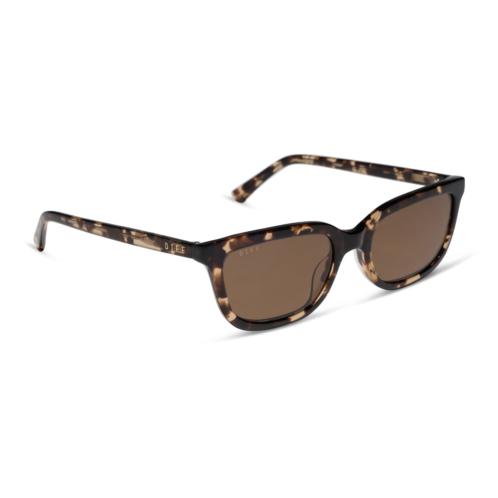 HANNAH - ESPRESSO TORTOISE + BROWN + POLARIZED SUNGLASSES - Image 2