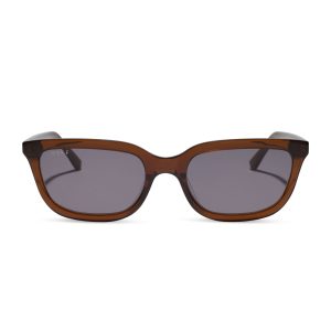 HANNAH - WHISKEY + GREY SUNGLASSES