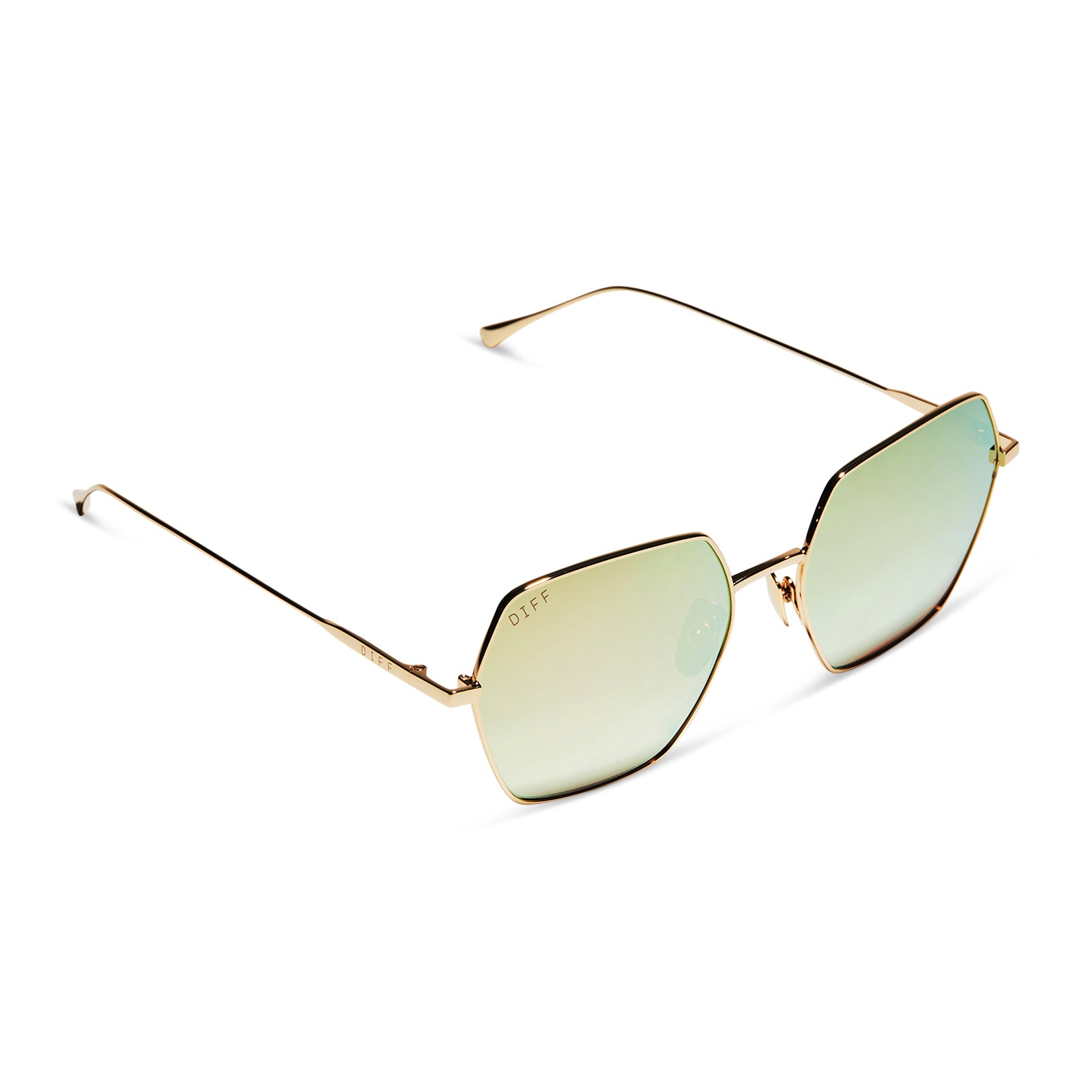 HARLOWE - GOLD + TAUPE FLASH SUNGLASSES - Image 4