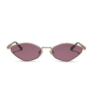 DUMBLEDORE™ - GOLD ARCANUM + ENCHANTING AUBERGINE SUNGLASSES
