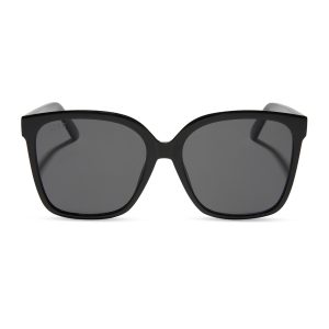 HAZEL - BLACK + GREY SUNGLASSES