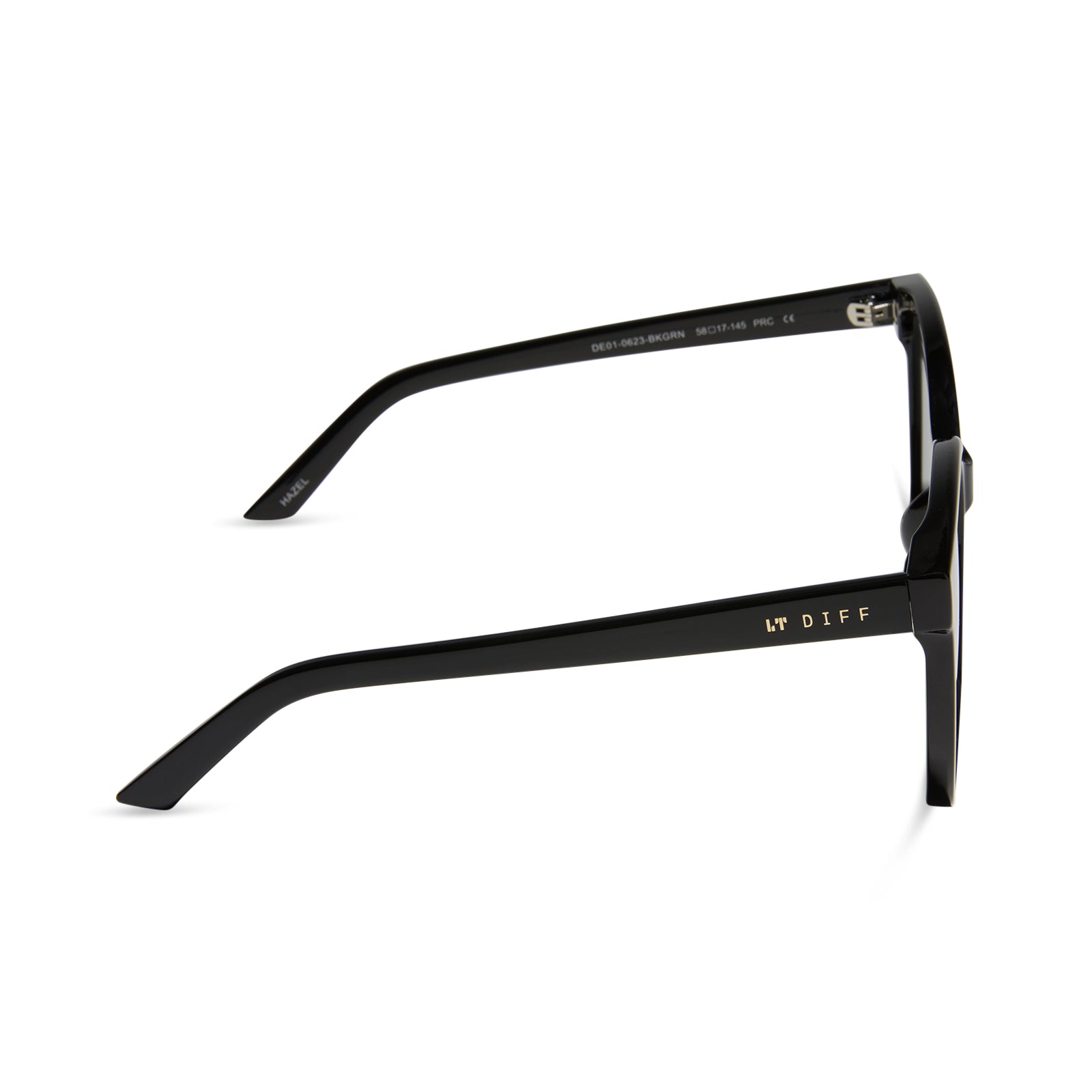 HAZEL - BLACK + GREY SUNGLASSES - Image 3