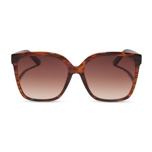 HAZEL - MAHOGANY TORTOISE + BROWN GRADIENT SUNGLASSES
