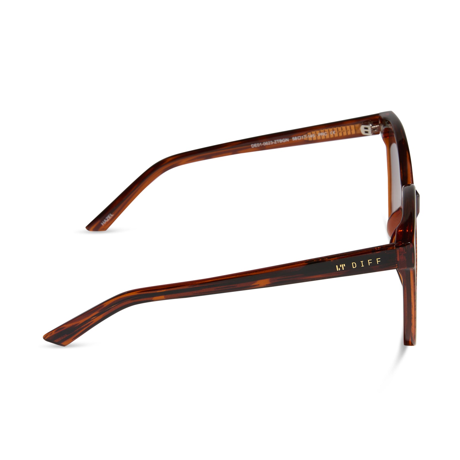HAZEL - MAHOGANY TORTOISE + BROWN GRADIENT SUNGLASSES - Image 3