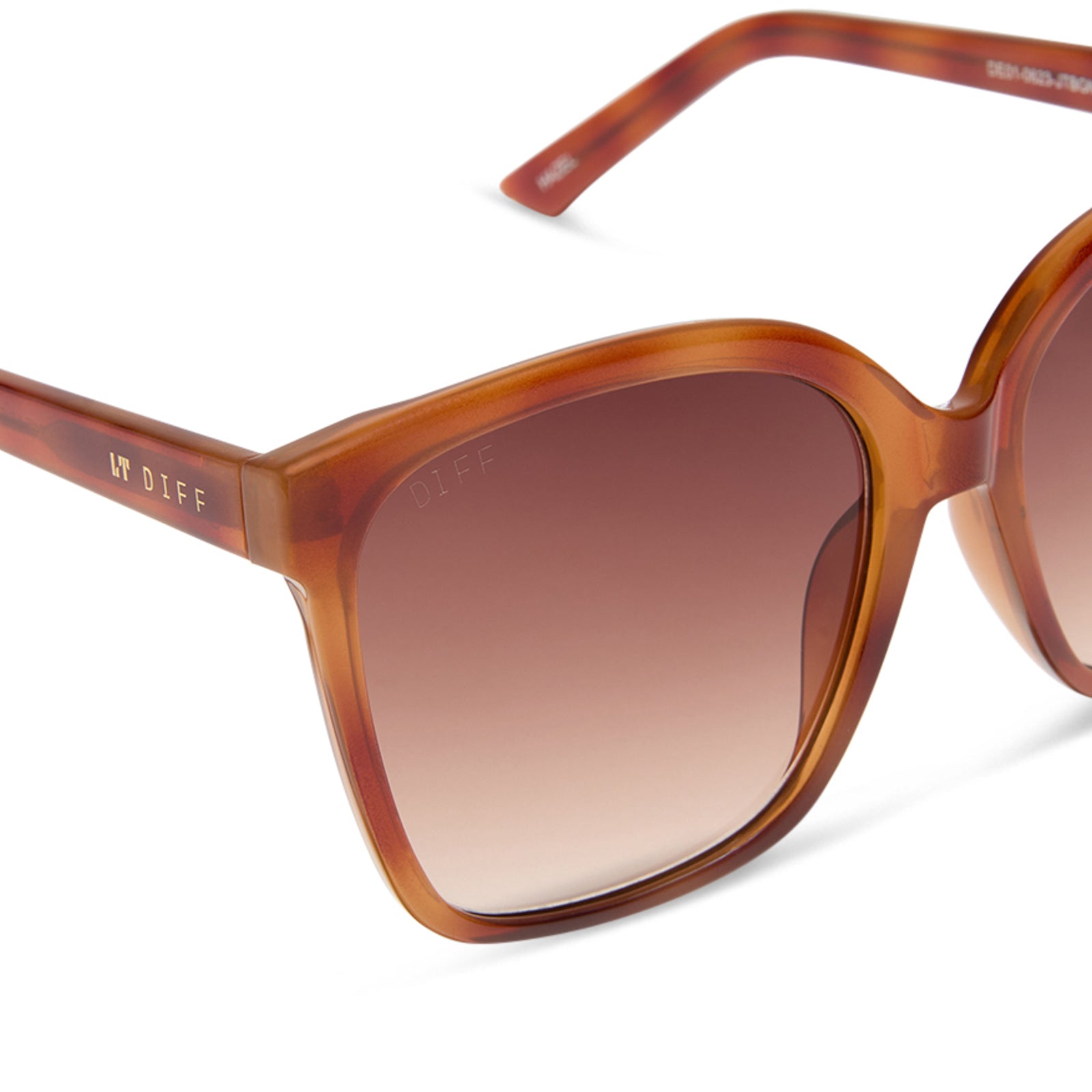 HAZEL - MAPLE TORTOISE + BROWN GRADIENT SUNGLASSES - Image 4