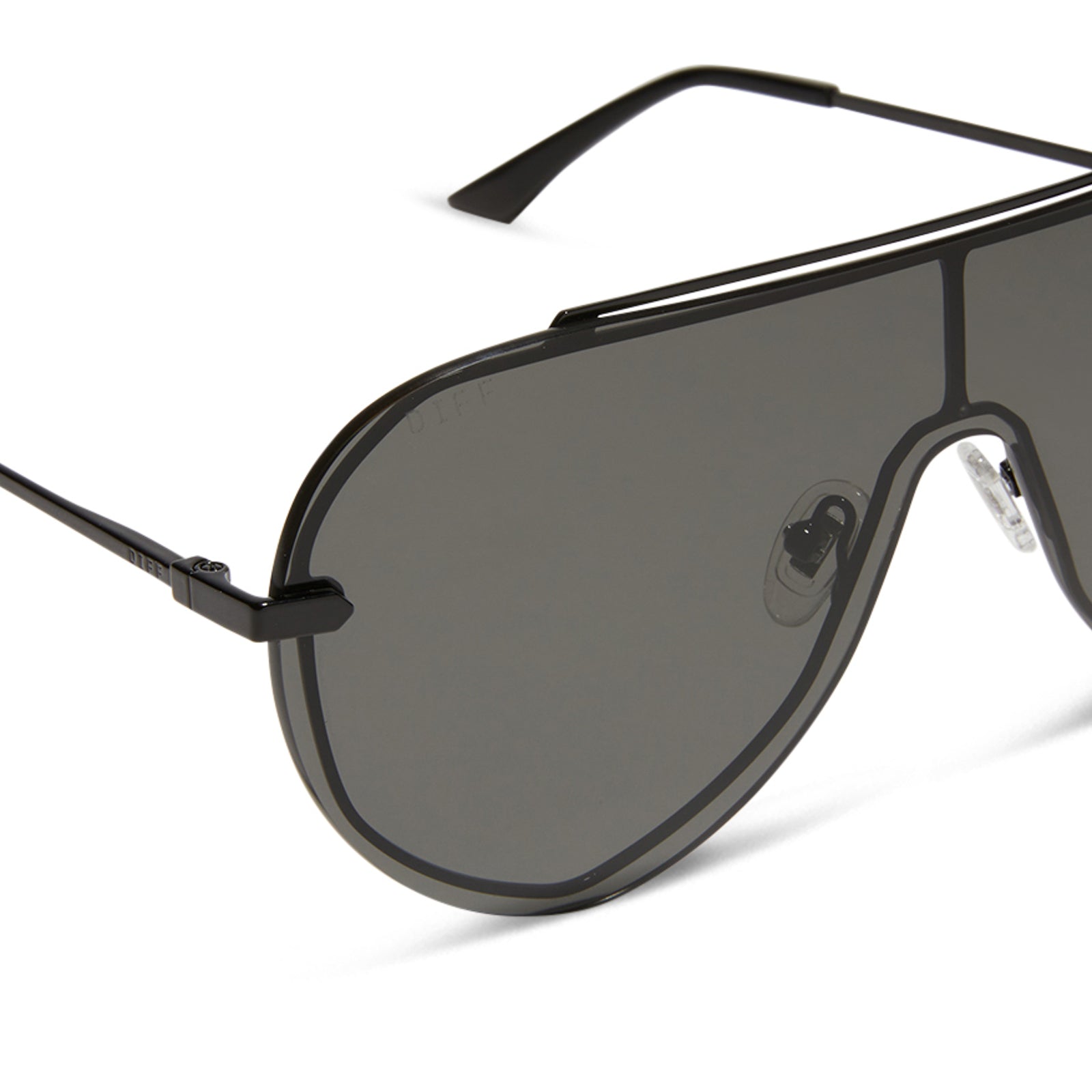 IMANI - BLACK + GREY SUNGLASSES - Image 4