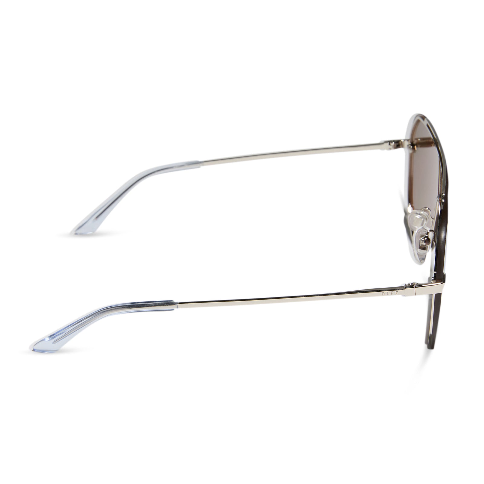 IMANI - SILVER + GOLD MIRROR SUNGLASSES - Image 3