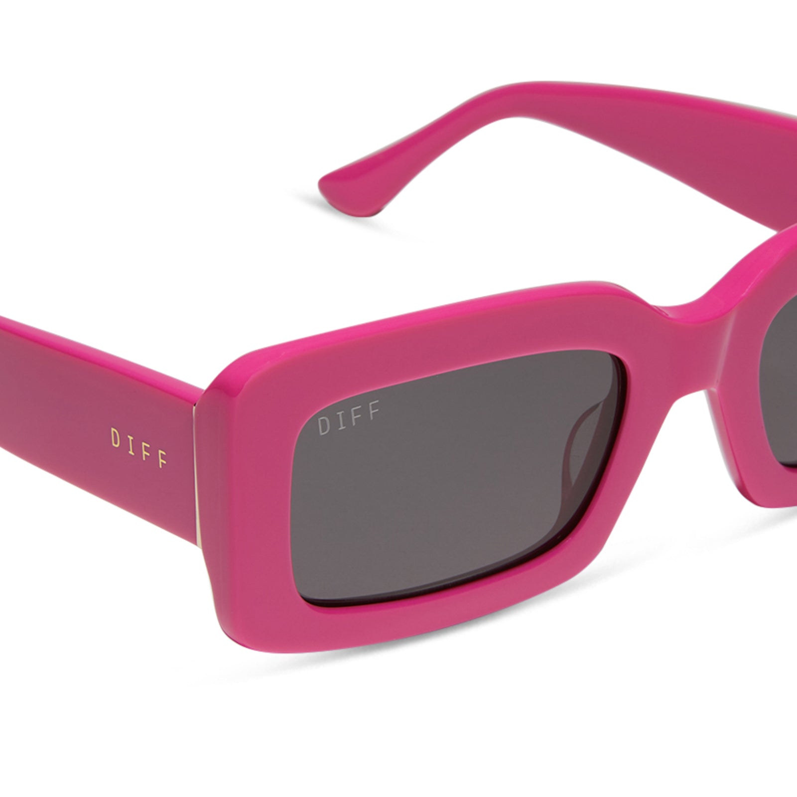 INDY - BRIGHT PINK + GREY SUNGLASSES - Image 4