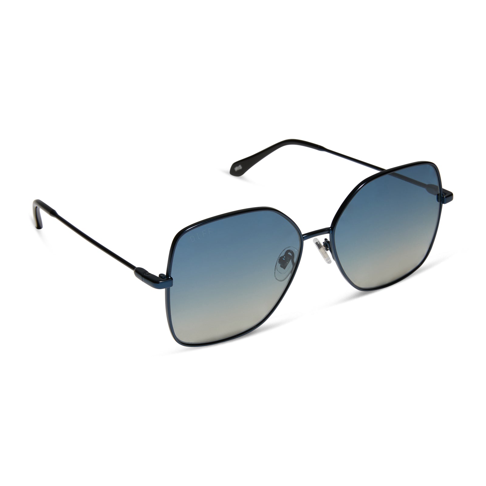 IRIS - DEEP NAVY METAL + AEGEAN BLUE FLASH + POLARIZED SUNGLASSES - Image 2