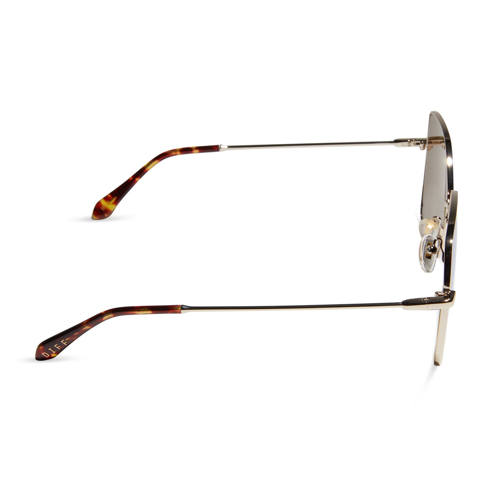 IRIS - GOLD + BRILLIANT GOLD MIRROR SUNGLASSES - Image 3