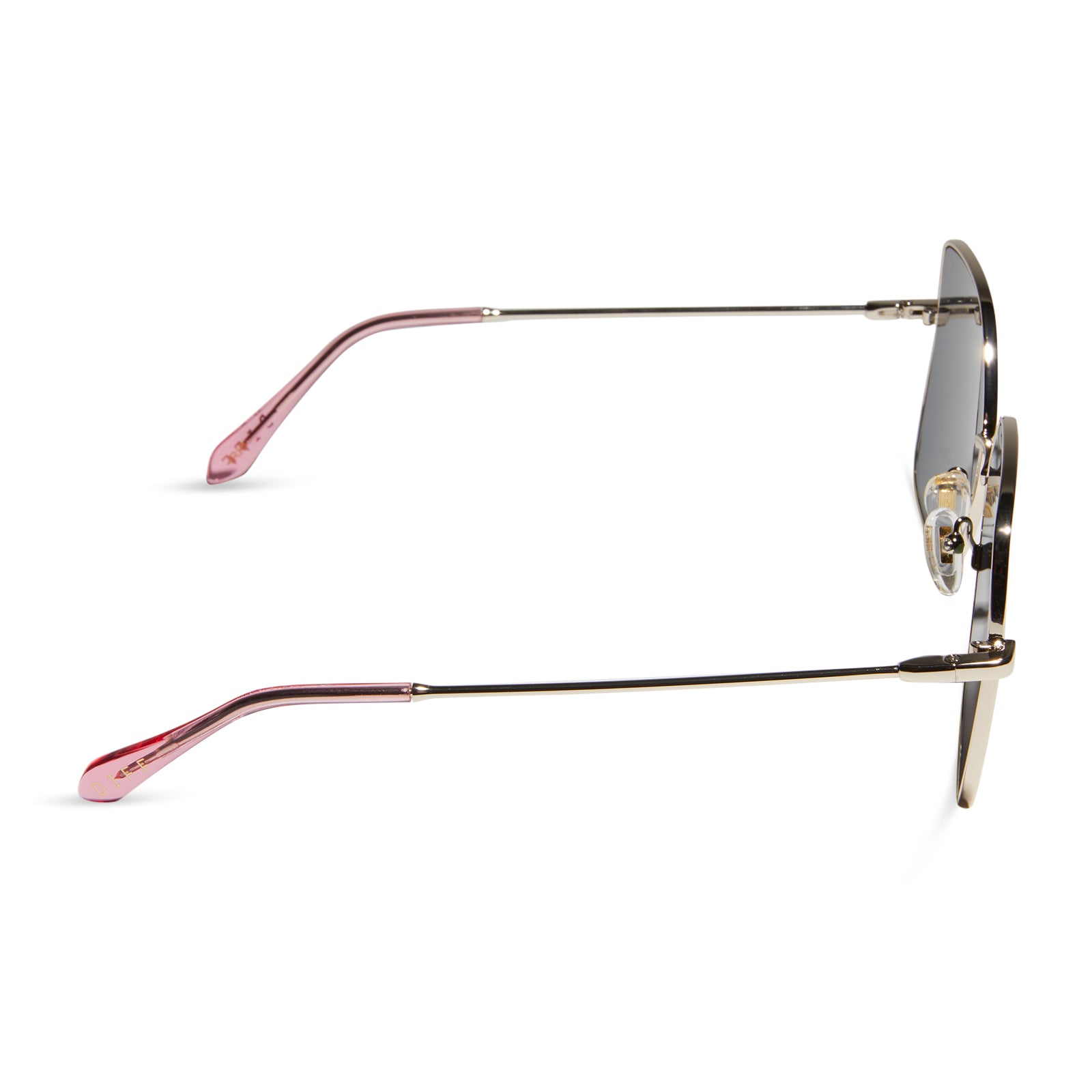 IRIS - GOLD + PINK RUSH MIRROR SUNGLASSES - Image 3