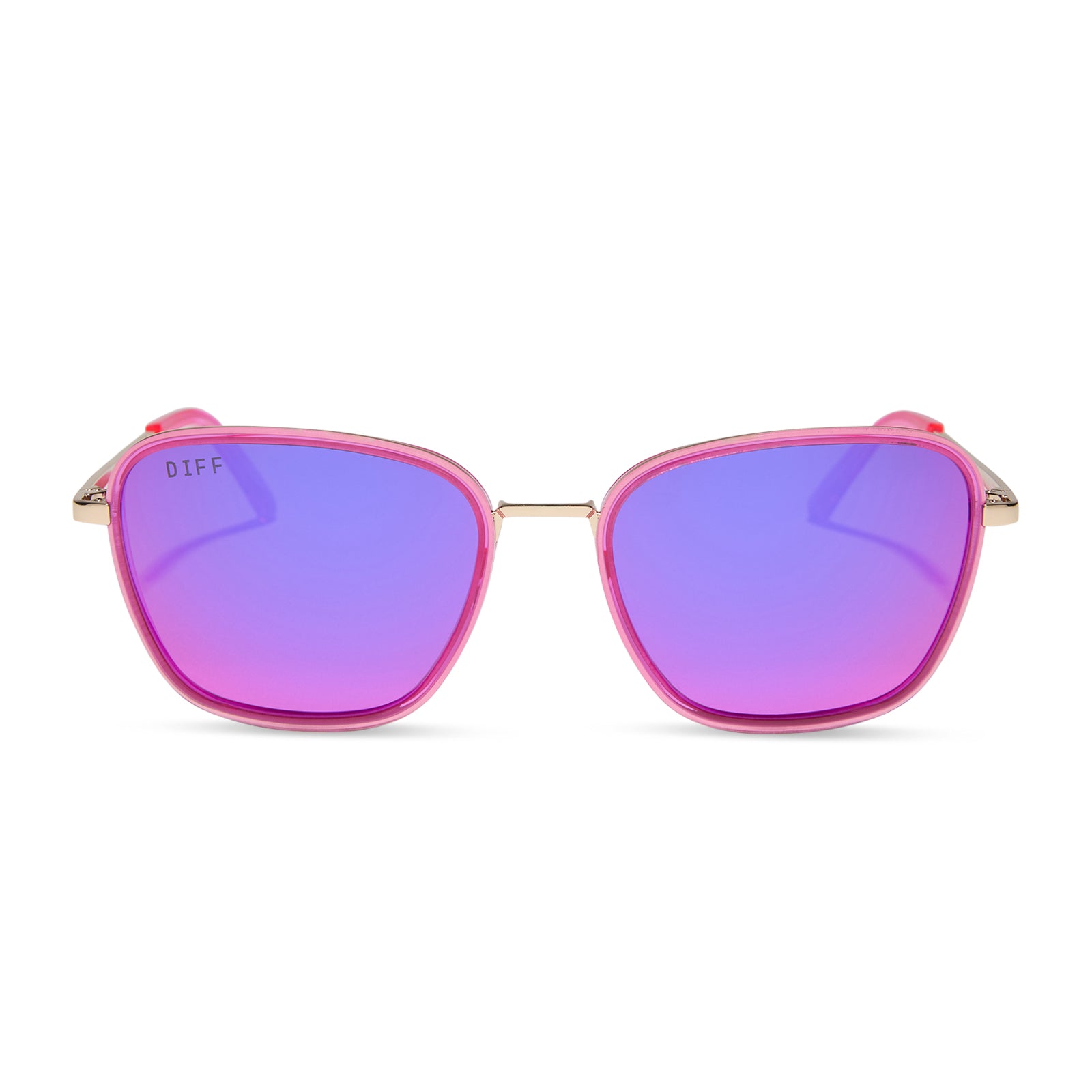 JENA SIMS - HOPE + HOT PINK + HOT PINK MIRROR SUNGLASSES