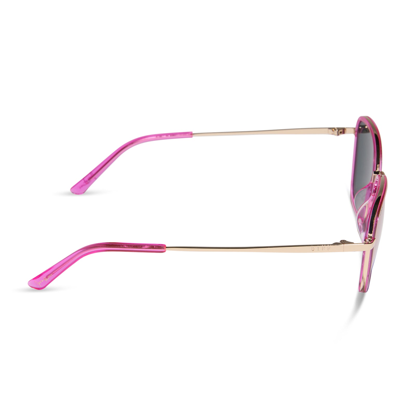 JENA SIMS - HOPE + HOT PINK + HOT PINK MIRROR SUNGLASSES - Image 3