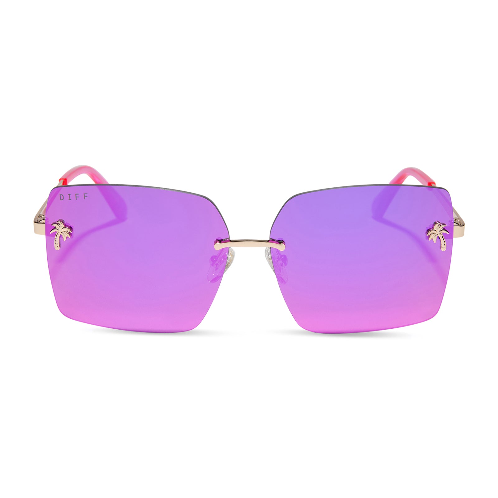 JENA SIMS - ROOKIE + HOT PINK + HOT PINK MIRROR SUNGLASSES