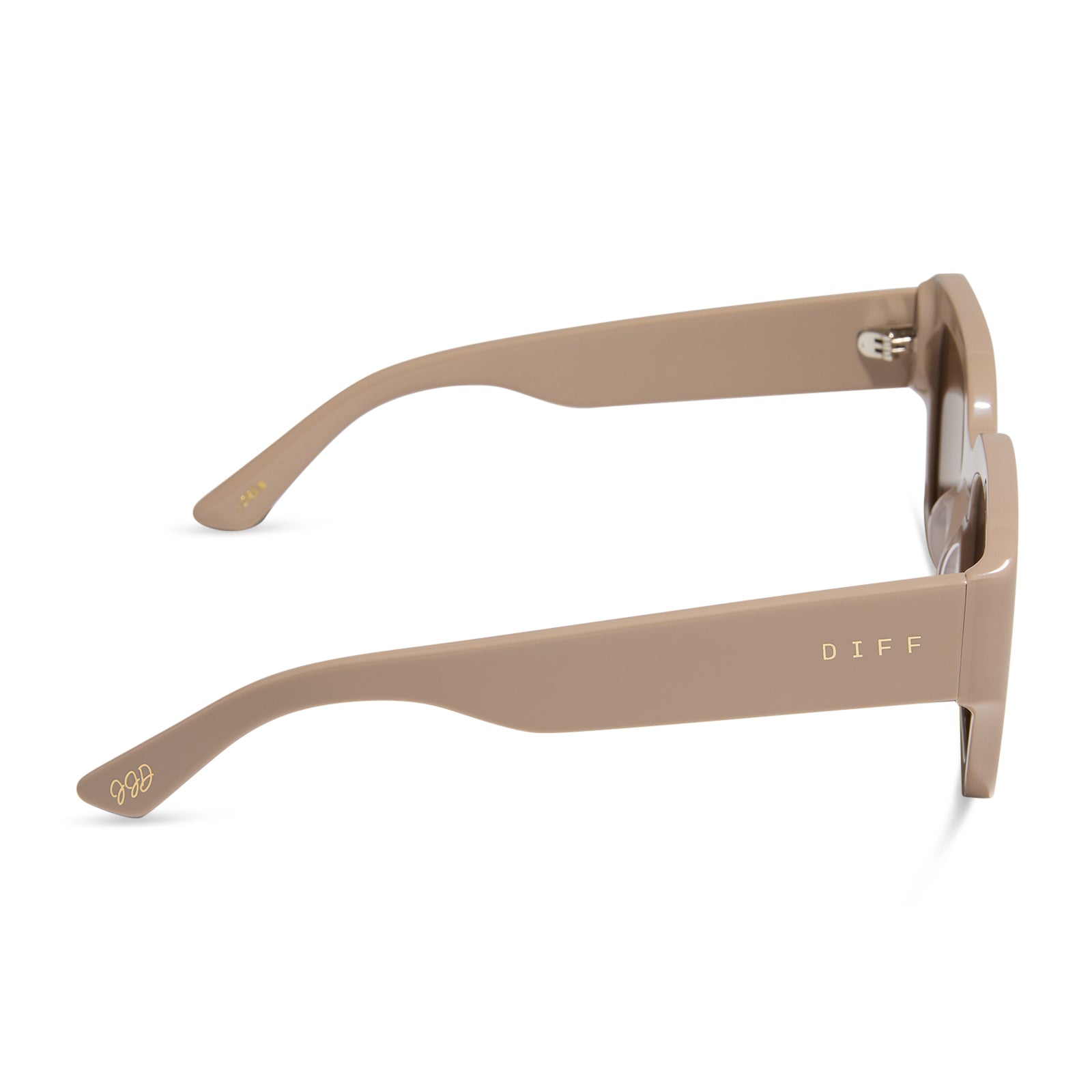 JESSIE JAMES DECKER - LOREN + ALMOND + BROWN SUNGLASSES - Image 3