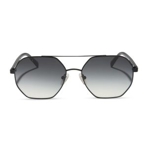 JOJO FLETCHER - JOELLE + BLACK + GREY GRADIENT + POLARIZED SUNGLASSES