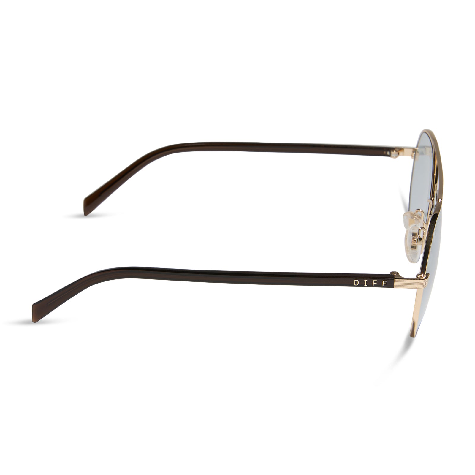 JOJO FLETCHER - JOELLE + GOLD + CHOCOLATE CRYSTAL + GREY TINT SUNGLASSES - Image 3