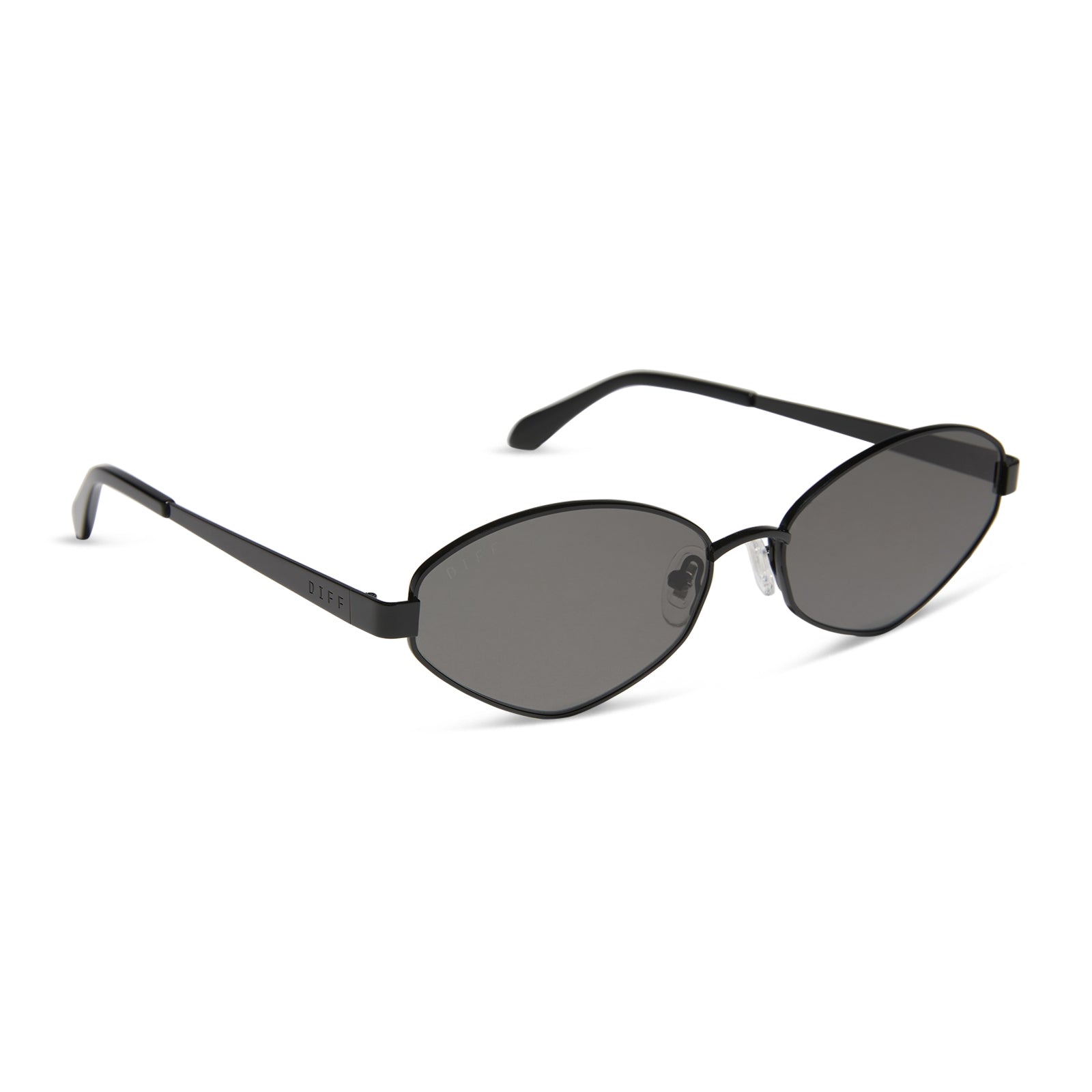 JOJO FLETCHER - JORDY + BLACK + GREY + POLARIZED SUNGLASSES - Image 2