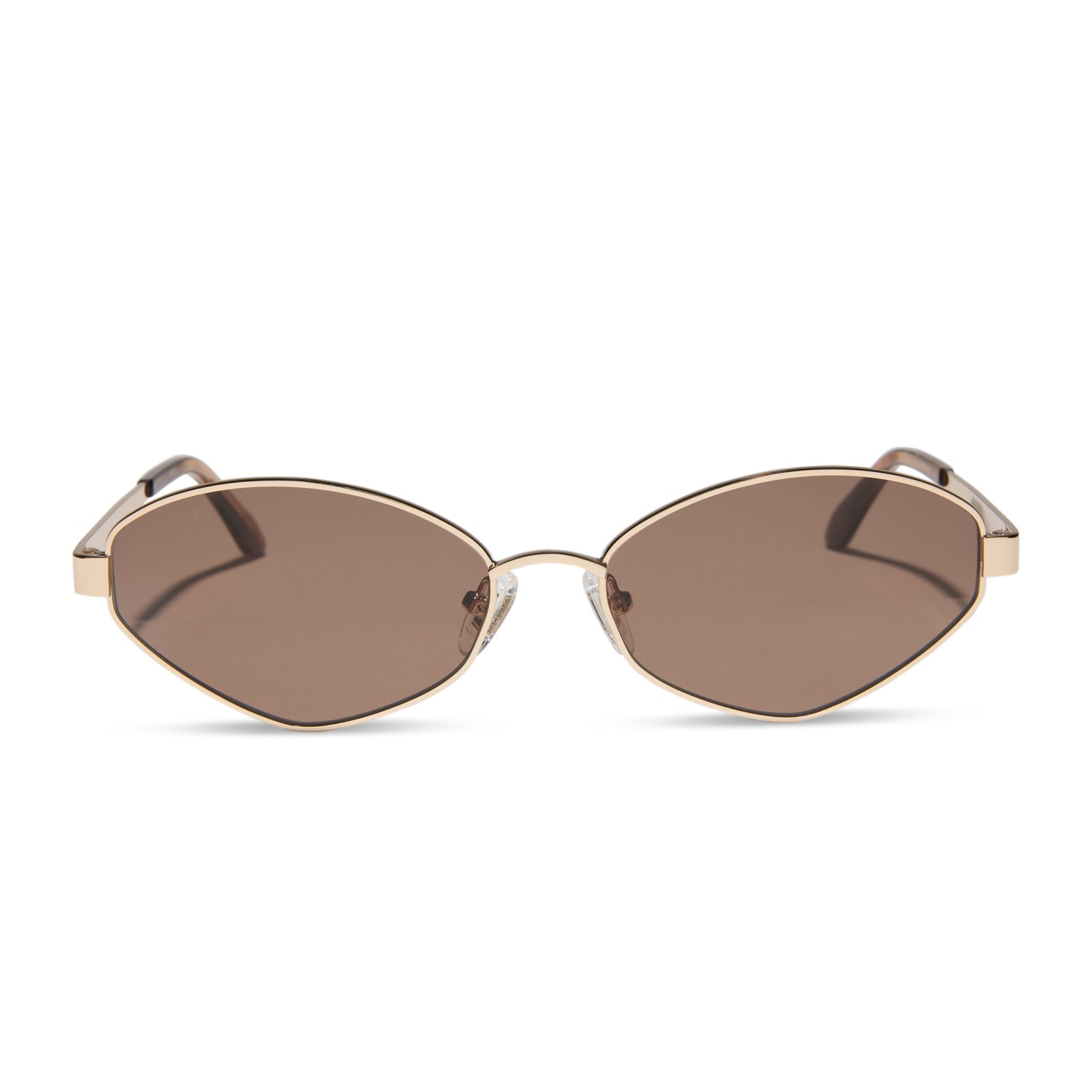 JOJO FLETCHER - JORDY + GOLD + HORN TORTOISE + BROWN SUNGLASSES