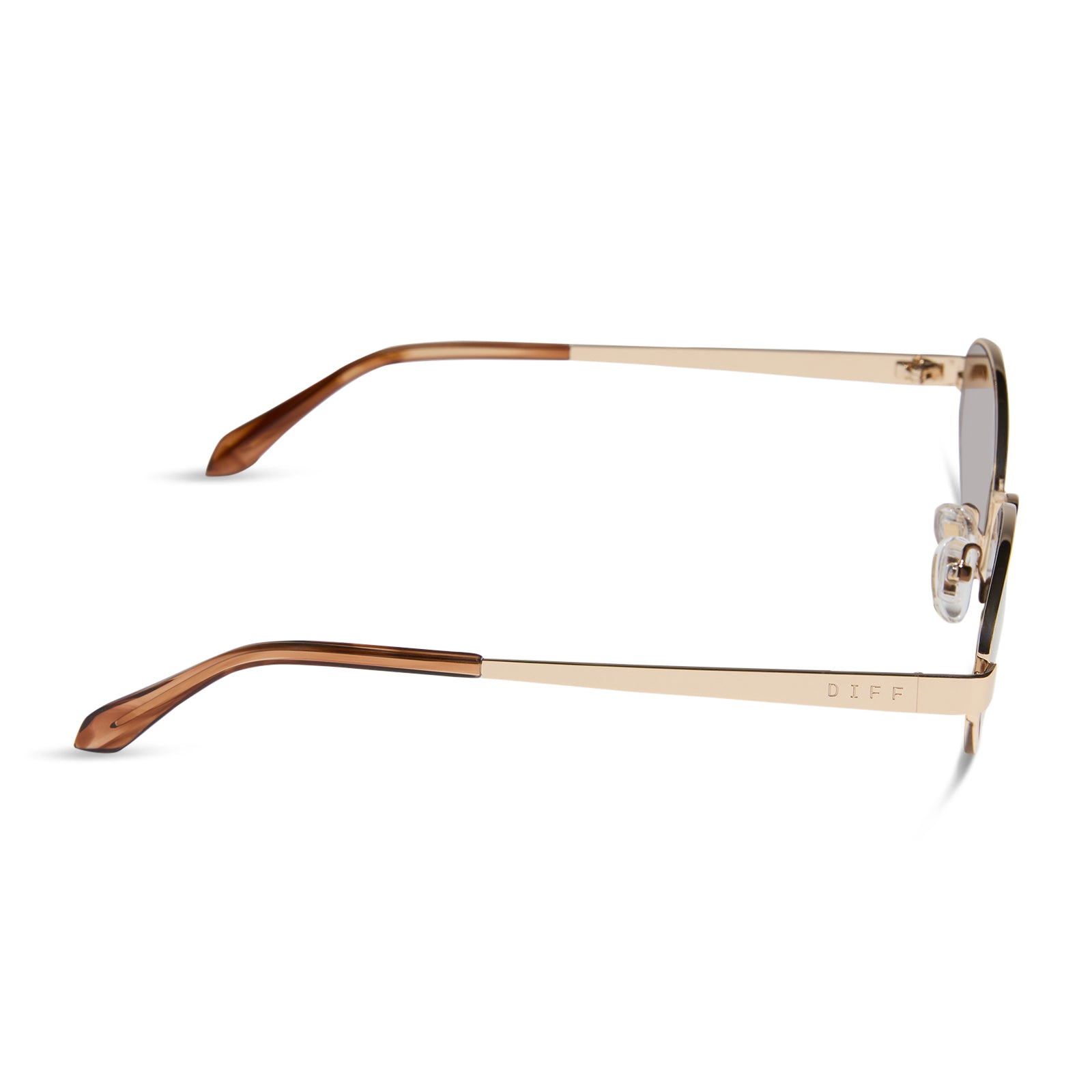 JOJO FLETCHER - JORDY + GOLD + HORN TORTOISE + BROWN SUNGLASSES - Image 3