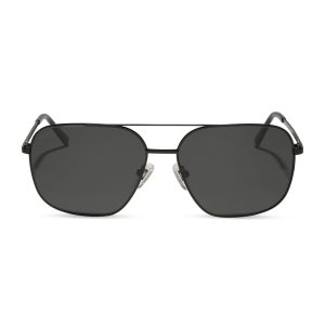 JONAS - BLACK + GREY POLARIZED SUNGLASSES