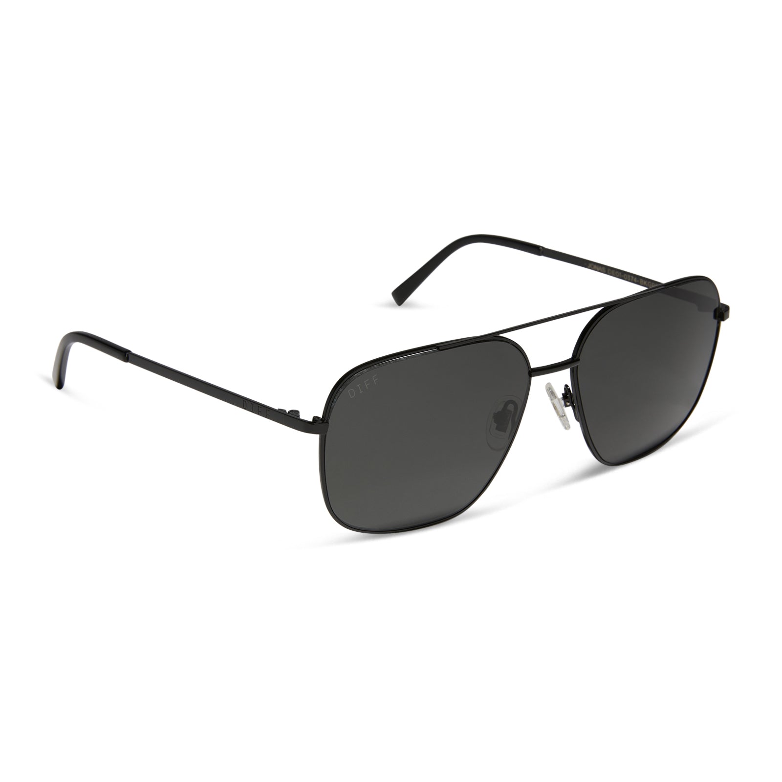 JONAS - BLACK + GREY POLARIZED SUNGLASSES - Image 2