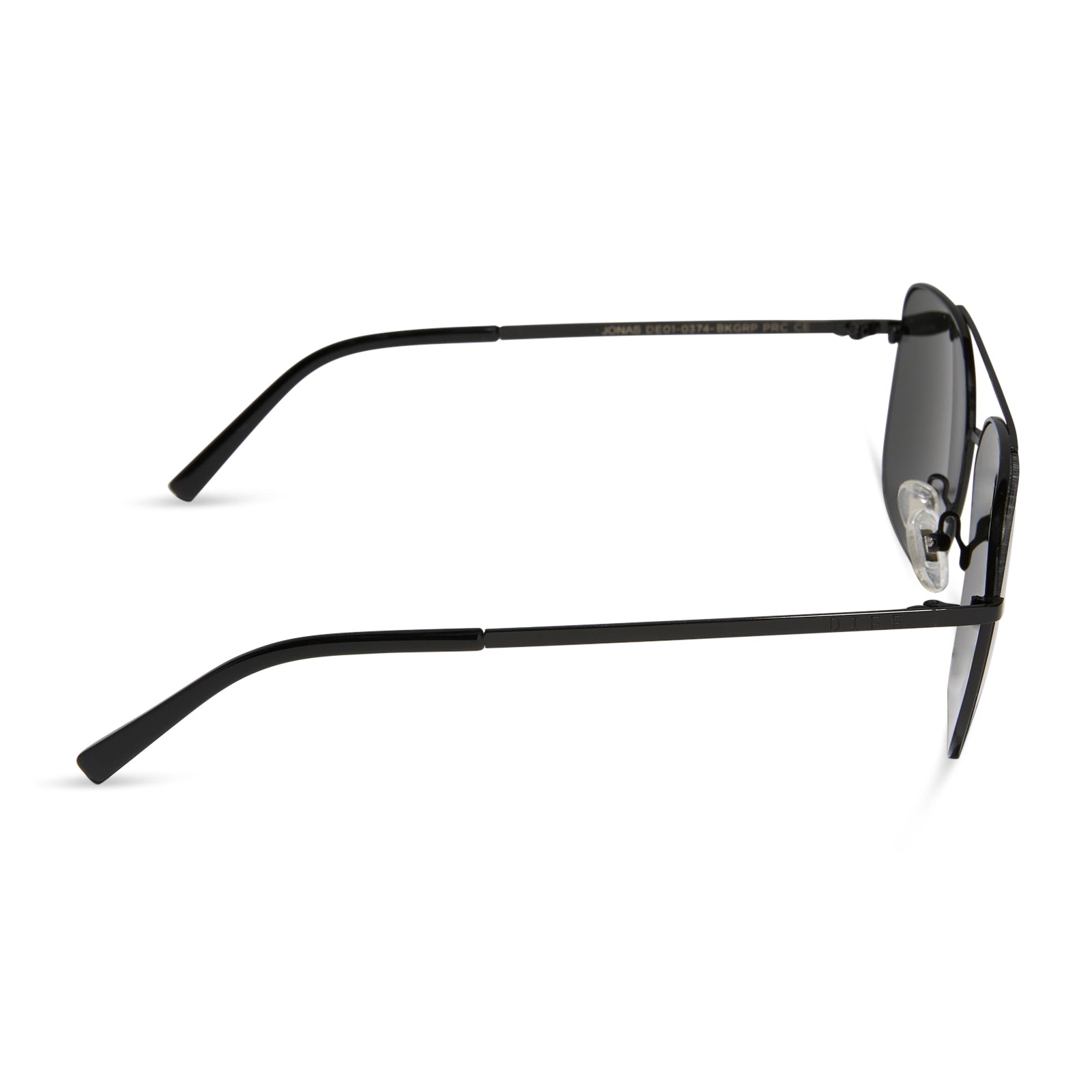 JONAS - BLACK + GREY POLARIZED SUNGLASSES - Image 3